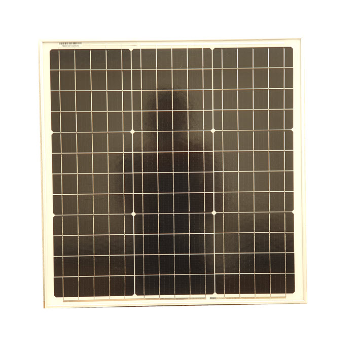 แผงโซลาร์เซลล์ 50W MONO Crystalline Solar PV Module 18V กรอบอลูมิเนียม Powitt