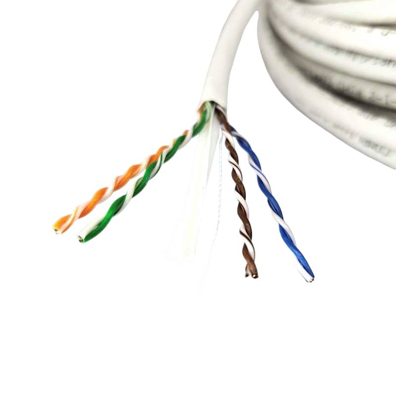 4 เมตร สายแลน CAT6 AT6 UTP US-9106LSZH-1 สีขาว ใช้ภายใน