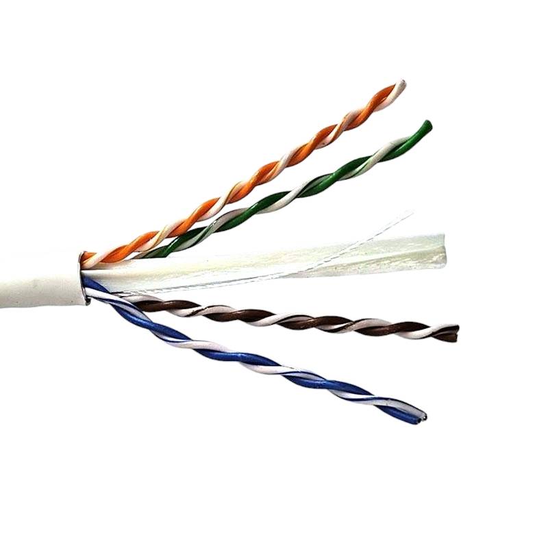 (15 เมตร) สายแลน CAT6 AT6 UTP US-9106LSZH-1 สีขาว ใช้ภายใน