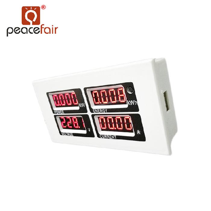 PZEM-004 AC ดิจิตอลมิเตอร์ 100A 80-260V แสดง โวลท์ แอมป์ วัตต์ พลังงานไฟฟ้า TTL port Split CT 