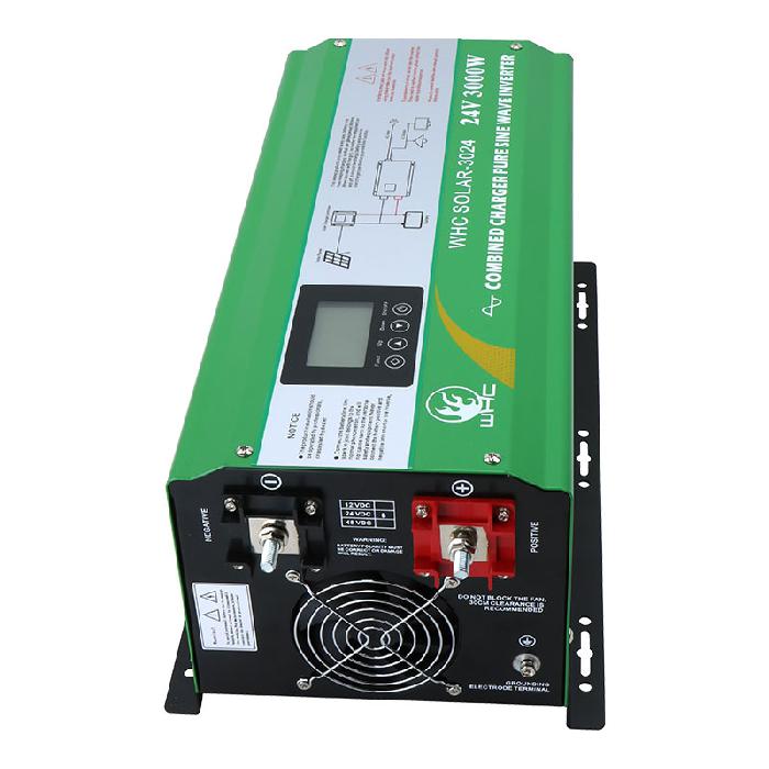 อินเวอร์เตอร์ UPS เพียวไซน์เวฟ 3000W แบตเตอรี่ 48V LCD Off Grid หม้อแปลงเทอรอยด์