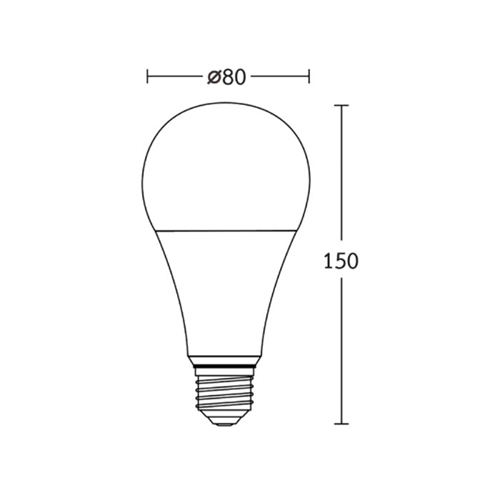 หลอดไฟ LED BEC ULTRA-X บับ ทรงกลม ขั้วเกลียว E27 ขนาด 20 วัตต์ แสงขาว Day Light