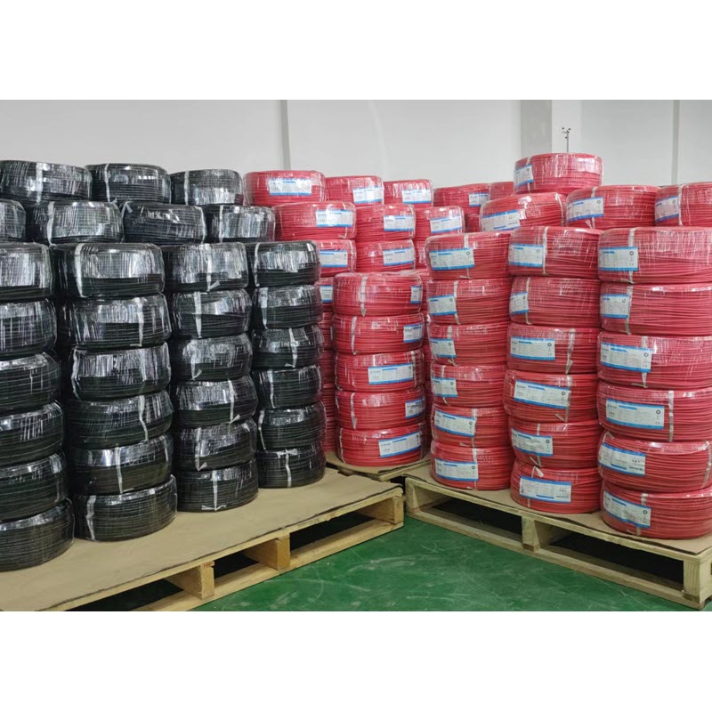 50 เมตร สายไฟโซล่า PV1 H1Z2Z2-K 2x2.5 Sq.mm. DC Solar Cable เส้นคู่