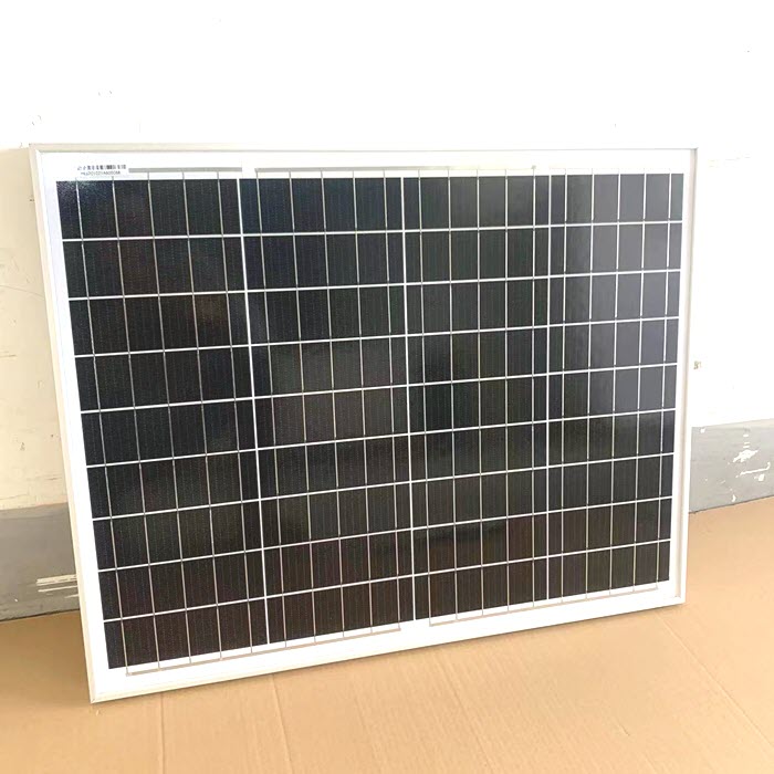 แผงโซลาร์เซลล์ 60W MONO Crystalline Solar PV Module 18V กรอบอลูมิเนียม Powitt